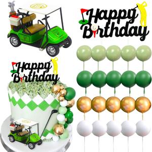 Golf Cake Decoration Heading for the Green Cake Topper Golf Themed Cake Decorations Golf Party Supplies Golf Party Favors Golf Birthday Decoration