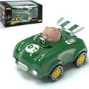 CDDZSW 1 Year Old Toddler Boy Toys Birthday Gift,Friction Power Car Toys 1-3,Pull Back Car 3 4 5 6 7 Year Old Kids Toys for Boys and Girls Easter Xmas Party (Green)