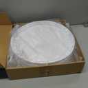 Saillong 3 Pcs 5 Gallon White Plastic Pail Lids, Food Grade Seal Lids with Tear Strip Fits 3.5 to 7 Gallon Buckets, Easy Install & Removal, Heavy Duty PP Plastic