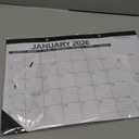 2026 Calendar Desk Calendars 2026-2027 Wall Calendar from January 2026 to June 2027,18 Months 17"12" Thick Paper for Office School Home (Black)