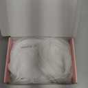 HOOJIH Hair Topper for Women with Thinning Hair 4x2.5inch Base Real Human Hair Topper with Bangs Handmade Invisiable Lace Front Topper - Silver White