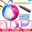 20 Inch Hopper Ball with Handle for Kids (50cm) Hippity Hop Jumping Ball, Ages 7-10