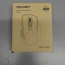 TECKNET Rechargeable Jiggler Wireless Mouse (BT5.0/3.0 & 2.4G) 4800 DPI Silent USB A & Bluetooth Mouse 6 Buttons, Wide Compatibility - Black