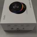 MuGo Bluetooth Shower Speaker, 360 HD Stereo Sound, IPX7 Waterproof Wireless Speaker Bluetooth 5.3 with RGB Lights, Suction Cup and Microphone, Small Shower Radio for Home/Party/Outdoor/Gifts (Black)