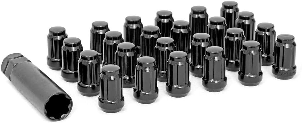 Rough Country Lug Nut Set 1/2 x 20 Black Wheel with Painted 