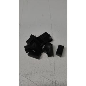 Qtqgoitem Rubber Hotel Rectangle Shaped Furniture Wardrobe Chair Leg Cover Cap Pad 12pcs (Model: 914 6cd e65 7f4 722)
