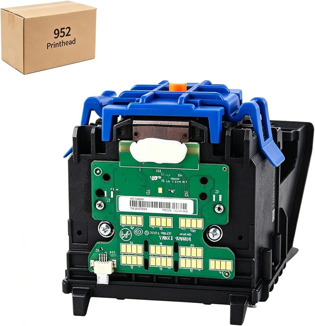 952 Printhead Fit for HP officejet pro 7740 8710 8715 8720 8725 8730 8740 Printer, Replacement 952 953 954 955 Printhead (with chip)