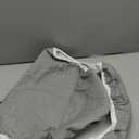 UniSimp Small Ironing Board Cover and Pad 12"x32" Small Iron Board Cover with Padding,Tabletop Mini Ironing Board Cover and Pad Small Size, Cotton Canvas, Heat Resistant, Drawstring Gray