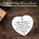 Christmas Thank You Gifts for Women Men - Ceramic Christmas Ornaments 2025 for Tree Decorations - Inspirational Employee Appreciation Gifts for Teacher Coworkers Nurse Boss, Stocking Stuffers