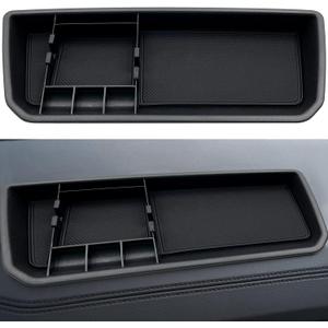 JOJOMARK for VW Atlas and Cross Sport Accessories Dashboard Organizer 2018 2019 2020 2021 2022 2023 Insert ABS Box Storage (Not fit for 2024)