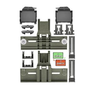 [13 Pack] Upgraded W10350375 Dishwasher Top Rack Parts and W10195372 W10195373 Adjuster Housing for Whirlpool Kenmore Dishwasher Parts WDT730PAHZ0 WDTA50SAHZ0 WDT750SAHZ0 WDT970SAHZ0 Upper Rack Parts