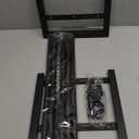 Detsuk 2-Tier Expandable Shoe Rack (17.5"-30.7") – Adjustable Heavy-Duty Metal Shoe Organizer Shelf for Closet, Entryway, Mudroom & Garage – Durable Freestanding Storage, Black