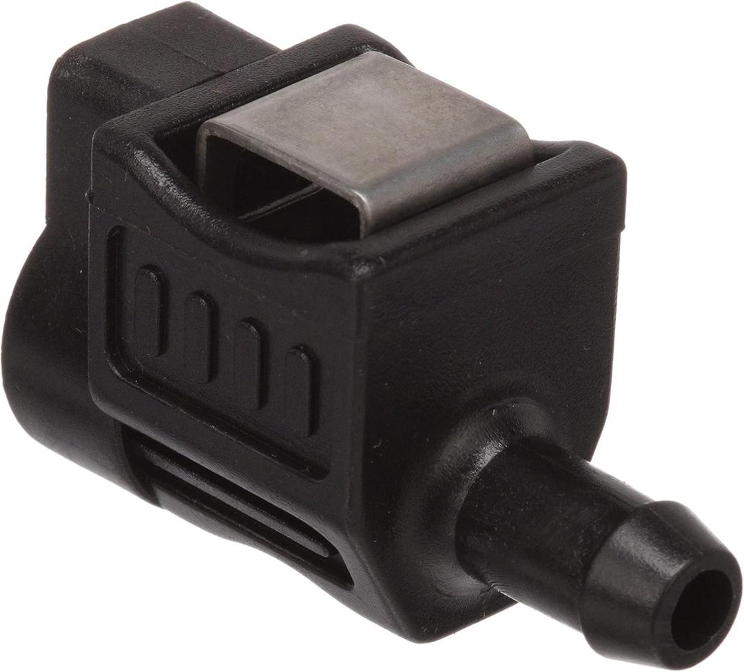 Seachoice Deluxe Fuel Connector for Honda, Female, 3/8 In. Barb Black