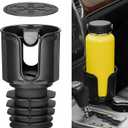 KEMIMOTO Adjustable Car Drink Holder Expander Compatible with Yeti, Stanley, Hydro Flask, Water Bottles and Mugs in 18-40oz, Large Cup Adapter Fits for Cars, UTVs, Golf Carts, RVs