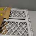 MYPET North States Paws Portable Pet Gate: 26-40" Wide. Pressure Mount. No Tools Needed. Made in USA. Dog Gate 23" Tall, Expandable, Durable Dog Gates for Doorways, Light Gray