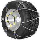 SCC ZT729 Super Z LT Light Truck and SUV Tire Traction Chain - Set of 2, Silver