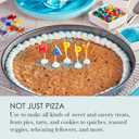 Chicago Metallic 14-Inch Deep Dish Pizza Pan, Nonstick Carbon Steel Bakeware for Chicago-Style Pizza, Cookie Cakes, Thick Crust Pizzas, and More