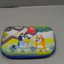 Innovative Designs Bluey Pencil Case Set with Stickers and Gel Pens for Kids, Molded with Zip Closure