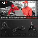 A-Premium Engine Motor Mount and Torque Strut Mount Kit, Set of 3