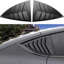 YHCDSEA for Model Y Side Window Louver Cover Sport Style for Tesla Model Y 2021 2022 2023 2024 2025 2026 Accessories (Matt Black)