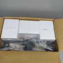 Unicozin Modern Bathroom Light Fixtures, 3 Light Vanity Lights, Black Wall Lamp with Clear Glass for Bathroom, Mirror, Living Room, Bedroom, Hallway, E26 Base