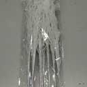 Vercraft 8 Pcs White Coastal Christmas Decorations Artificial 15.7inch Artificial Flowers Glitter Coastal Ornaments for Christmas Tree Ocean Beach Coral Nautical Treebranch Stem Pick Filler for Vase