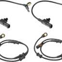 ABS Wheel Speed Sensors Compatible with Mercedes-Benz GL320 GL350 GL450 GL550 ML320 ML350 ML450 ML500 ML550, 4pcs Front Rear ABS Sensors Replace 1645400917,1645400717