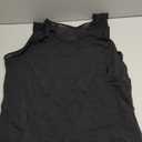 Mens Compression Shirt Slimming Body Shaper Vest Workout Tank Tops Abs Abdomen Undershirts (X-Large, Black)