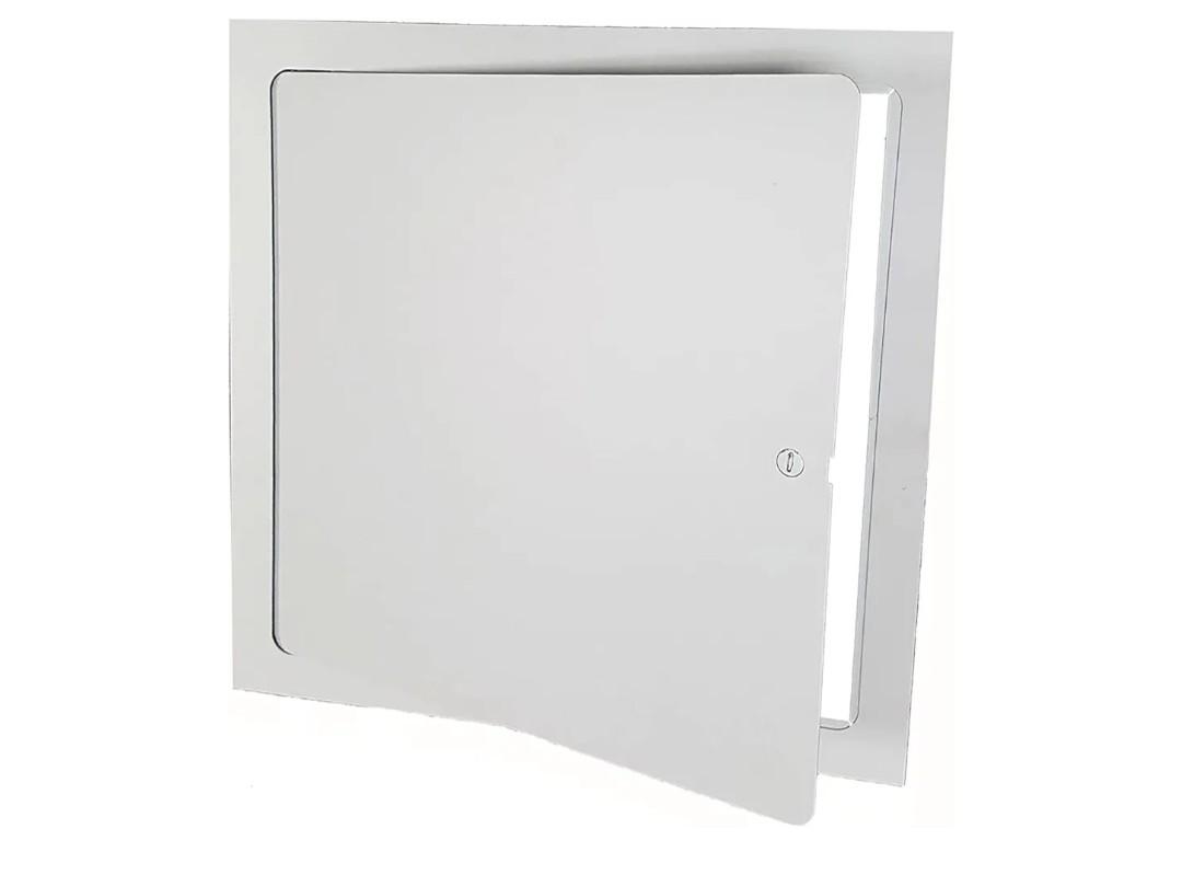 Premier Access Doors 23"x23" Flush Mount Steel Access Panel for Drywall, Powder Coated White