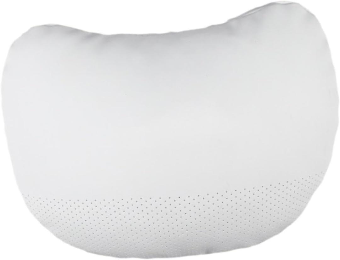Travel Neck Pillow Car Cervical Pillow Easy to Clean Comfortable Universal Car Headrest Automotive Seat Cushion for Driving, White