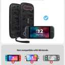 Mumba Slim Carrying Case for Nintendo Switch 2 2025, Hard Shell Protective Carry Bag with 12 Game Cart Slot, Light weight and Portable Travel Case with Dual Zipper and Wrist Strap [Slim] (Stealth)