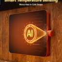 Smart Chicken Coop Heater, 200W Radiant Heat Panel with Temperature Sensor