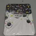 for iPad A16 Case - for iPad 10th Generation Case 10.9 Inch Women Cute Girls Girly Kawaii Pretty Black Stars Design Aesthetic Rotating Stand Folio Tablet Cover for Apple 10/11 2025