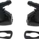 Pack of 2 Windshield Washer Nozzle Kit Windshield Washer Squirter Nozzle Kit Wiper Spray Nozzle for 2008-2011 Focus Replace OE 8S4Z-17603-AA 7T4Z-17603-A1