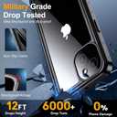 for iPhone 13 Case,[IP68 Waterproof][Built-in Screen & Lens Protector ][Military Grade Shockproof] Full Body Heavy Duty Protection Durable Phone Cover, Black