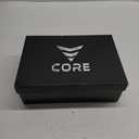 CORE Weightlifting Shoes - Squat Shoes for Powerlifting, Deadlifting, Crosstraining, Olympic Lifting and Gym - Men and Women - Strap and Lace-Up Design with Non-Slip Sole & 0.67" Heel Black 8.5