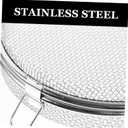 UPKOCH Dishwasher Basket 7.08X7.08X1.96 Inch Small Mesh Basket for Forks Knives Storage with Drainage Holes Kitchen and Baking Utensils Organizer