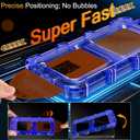 2 x TZGZT 2 Pack for Samsung Galaxy S26 Ultra Privacy Screen Protector, Private Tempered Glass Film, Aluminum Metal Camera Lens Protector Accessories, Automatic 0 Bubble Installation, Case Friendly