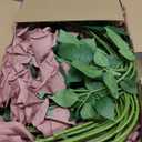 LATRORA 100 Pcs Artificial Roses Bulk Silk Dusty Rose Roses for Wedding Centerpieces Bridal Bouquet Mohter's Day Valentine's Day Floral Arrangement Event Party Home Decor