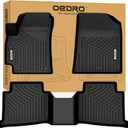 OEDRO Floor Mats Fit for 2021-2026 Kia Seltos, All Weather TPE Car Liners Custom Fit Seltos S, SX, LX, EX, X-Line Accessories, 1st and 2nd Row