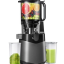 EanOruus Juicer Machines, 3-in-1 Cold Press Juicer with 6.5" Extra Large Chute, 100oz Large Capacity, AC Motor, Makes Juice, Nut Milk & Sorbet