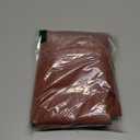 ZeeMart Linen Checked Table Cloth 52x70 Inches (Fit 3ft-4ft, Narrow Fit for 5ft Rectangle Table), Farmhouse Style Plaid Embroidered Water Resistant Table Cover, Terracota