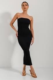 Women Elegant Summer Bodycon Maxi Dress Halter Neck Formal Wedding Guest Cocktail Party Long Dresses L, Black