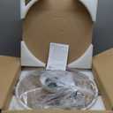 Ceiling Fans with Lights, 20'' Ceiling Fans with Lights and Remote, Low Profile Ceiling Fan with Light, 3 CCT & Dimmable, 6 Fan Speed, Remote&App Control Ceiling Fan for Bedroom, Living Room, Kitchen. (White)