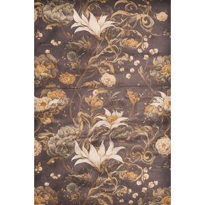 16In197In Vintage Wallpaper Peel and Stick Toile Contact Paper Black and Brown Peel and Stick Wallpaper Removable Self-Adhesive Wallpaper Country for Bedroom Living Room Decoral