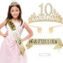 10th Birthday Sash and Crown