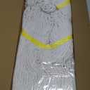 Professional Commercial Mop Industrial Heavy Duty Mop with 54" Long Handle ,Wet Mop for Home,Workshop,Garage Floors Cleaning,with 53'' Stainless Steel Mop Handle,Yellow