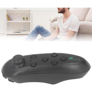 VBESTLIFE Mini VR Remote Control, VR Remote Controller for Android, Bluetooth Selfie Timer Joystick, Gamepad Game Controller for Android, for IOS, for PC (Black)