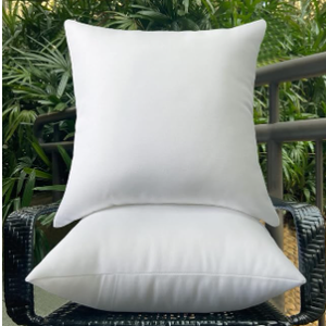 18 x 18 Throw Pillow Inserts Outdoor Pillow Insert Waterproof for Couch - Set of 2 Large Lumbar Pillows for Bed Square Couch Pillows White Sofa Pillow Indoor