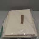 TYEERS Foldable Storage Boxes with Lids 5 Pack Fabric Storage Bins with Lids, Closet Organizers for Clothes Storage, Room Organization, Office Storage, Toys - Beige (5-pcs 14.9x9.8x9.8 in)